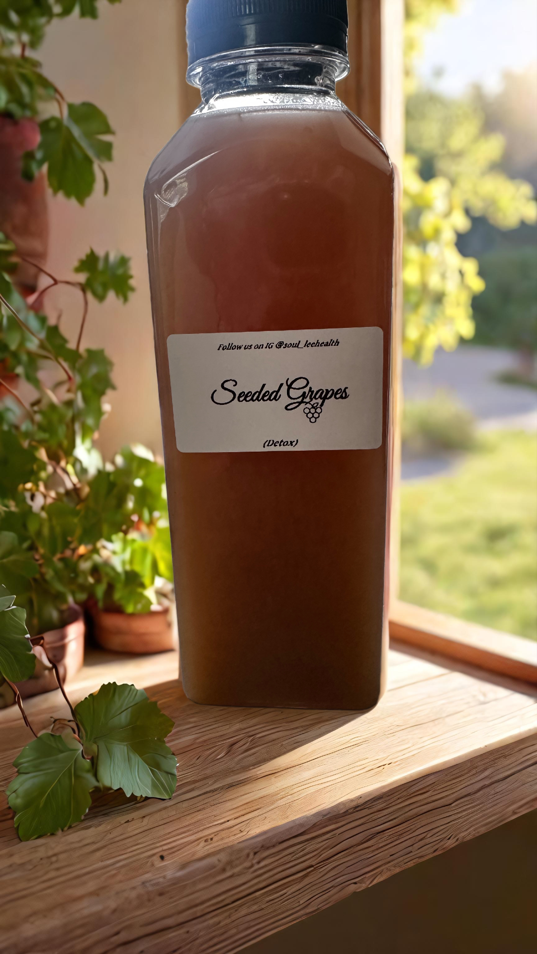 Cold pressed grape juice (16oz)