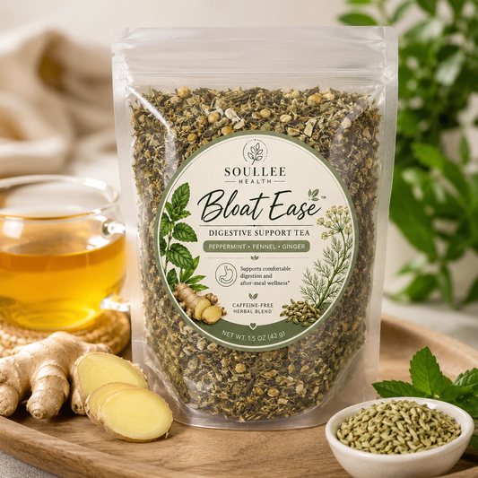 Bloat Ease Digestive Support Tea | Gut Health | Soullee Health